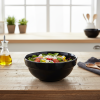 Elegant Black Ceramic Bowl – Minimalist Style, Timeless Function
