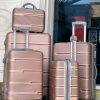 5-Piece Premium Rose Gold Hardshell Luggage Set